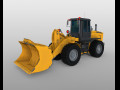 휠 로더 3D 모델