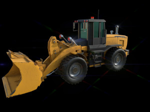wheel loader 3D 模型