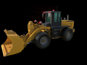 wheel loader 3D 模型