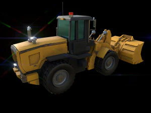 wheel loader 3D Model