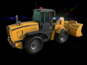 wheel loader 3D Model