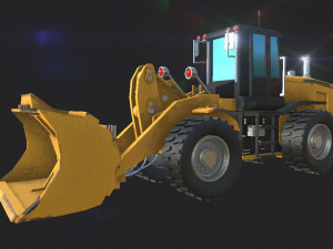 wheel loader 3D 模型