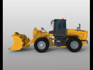 wheel loader 3D Model