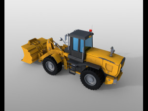 wheel loader 3D 模型