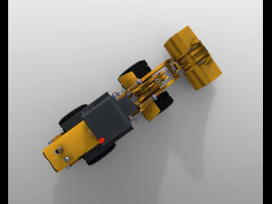 wheel loader 3D Model