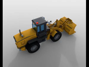 wheel loader 3D Model