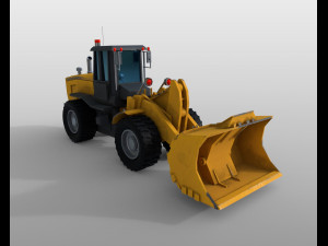 wheel loader 3D 模型