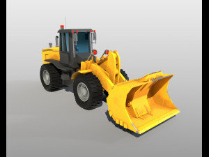 wheel loader 3D 模型