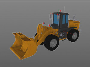wheel loader 3D 模型