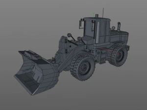 wheel loader 3D Model