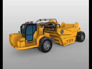 колісний скребок 3D Модель