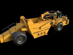 wheel scraper 3D Model