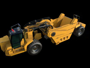 wheel scraper 3D Model