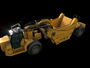 wheel scraper 3D Model