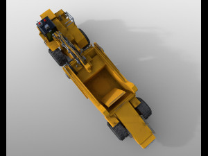 wheel scraper Model 3D