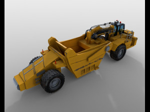 wheel scraper Model 3D