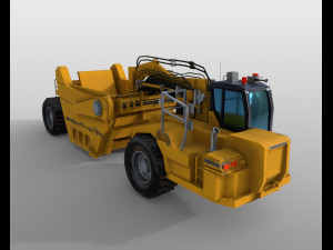 wheel scraper Model 3D
