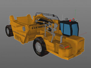 wheel scraper Model 3D