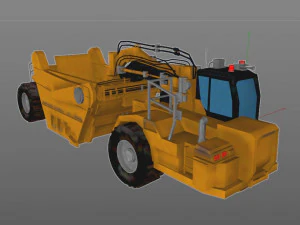 wheel scraper 3D Model
