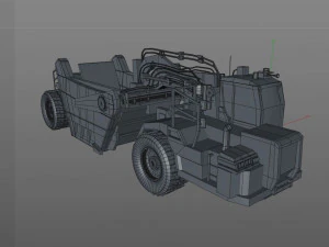 wheel scraper 3D Model