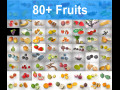 80 plus low poly realistic 4k textured fruits collection 3D-Modell