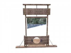 guillotine 3D Model