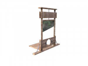 guillotine 3D Model