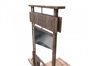 guillotine 3D Model