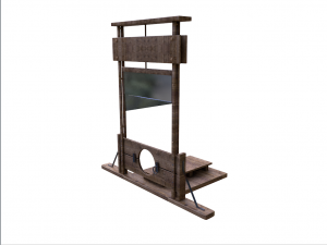 guillotine 3D Model