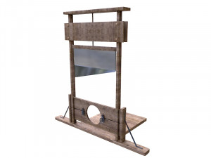 guillotine 3D Model