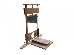 guillotine 3D Model