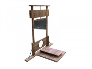 guillotine 3D Model