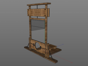guillotine 3D Model