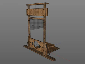guillotine 3D Model