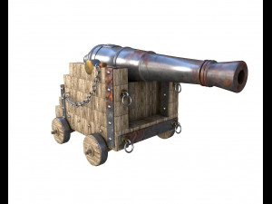 war cannon 3D Model