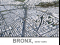 Bronx City New York 3D Model