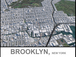 Brooklyn City New York 3D Model