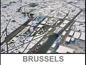 Brussels City 3D Model
