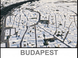 Budapest City 3D Model