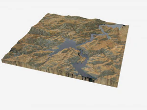 canyon lake 3D Model