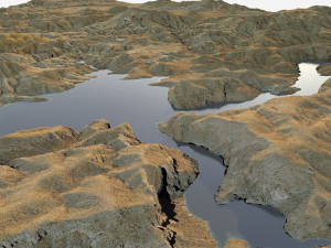 canyon lake 3D Model