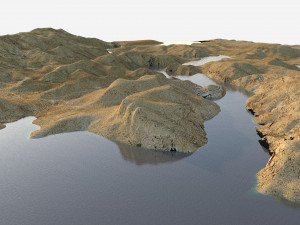 canyon lake 3D Model
