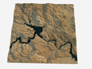 canyon lake 3D Model