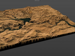 canyon lake 3D Model