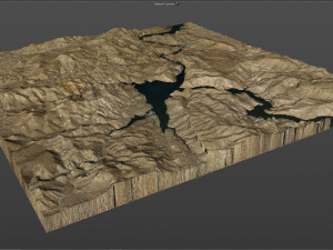 canyon lake 3D Model