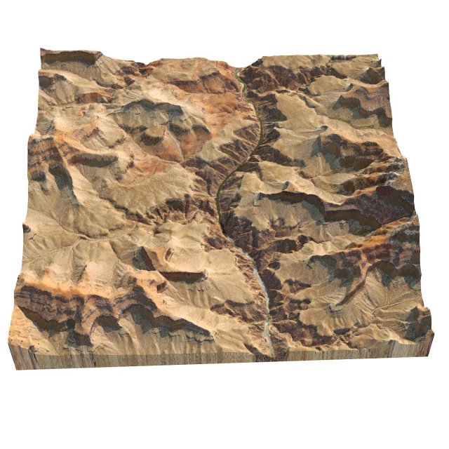 grand canyon 3Dモデル .c4d .max .obj .3ds .fbx .stl .blend 