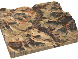 grand canyon 3Dモデル