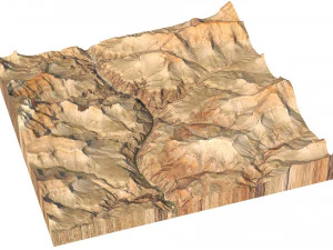 grand canyon 3D Model