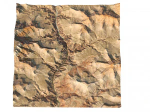 grand canyon 3D Model