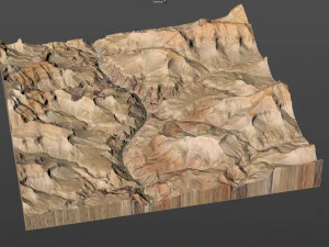 grand canyon 3D Model